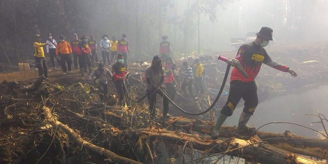 Api Hanguskan 57 Ha Lahan di Bengkalis, Total Luasan Terbakar jadi 1.823 Hektare