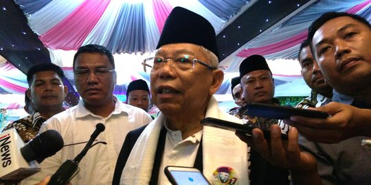 Ma'ruf Amin: Ono Wong Banten, Tapi Ora Dukung Wong Banten, Itu Namanya Kabina-Bina