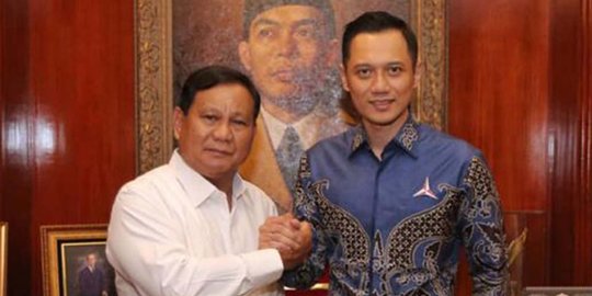 Saat Bersama AHY, Prabowo Puji Kinerja KPU dan Bawaslu Selama Pemilu 2019