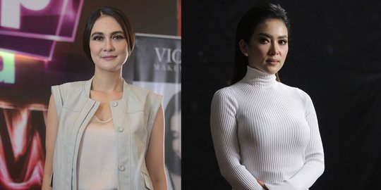 Adu Gaya Luna Maya dan Syahrini, Cantik Mana?