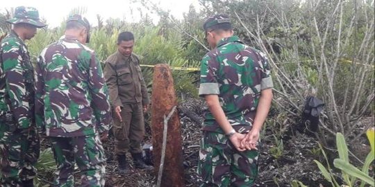 Temuan Bom Mortir Sepanjang 1,8 Meter Sisa Perang Dunia II di Kutai Timur Diledakkan