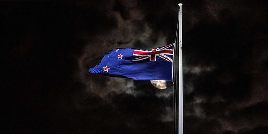 Berduka, Selandia Baru Kibarkan Bendera Setengah Tiang