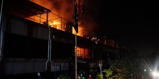 Kerugian Ruko Sembako di Pasar Enjo Terbakar Ditaksir Ratusan Juta Rupiah