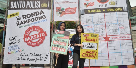 Kampanye Damai Ajak Masyarakat Jaga Pemilu dari Hoaks