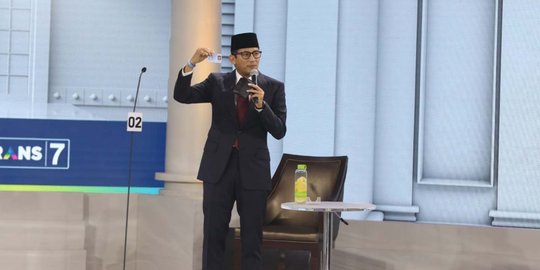 Sandiaga Puas Dengan Konsep Debat Cawapres