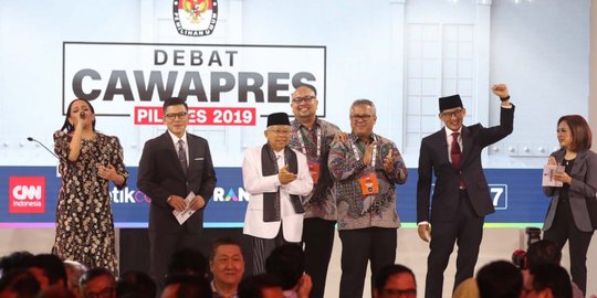 Debat Cawapres di Mata Netizen: Ma'ruf Detail dan Tenang, Sandi Dipuji soal Hapus UN