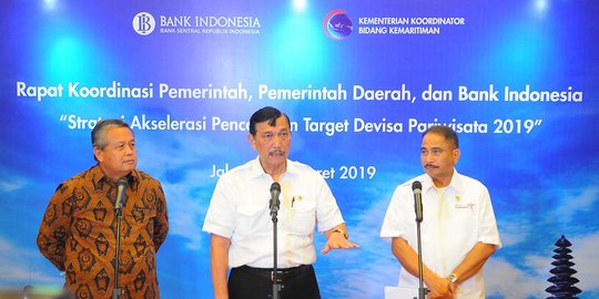 Pemerintah & BI Sepakati Langkah Strategis Dorong Penerimaan Devisa Pariwisata 2019