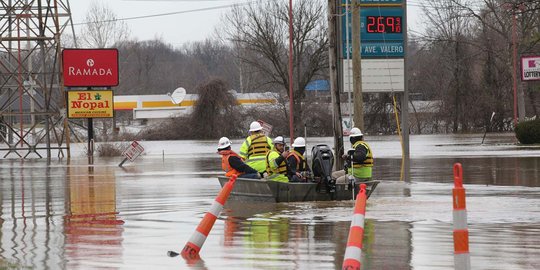 Banjir Landa Lima Negara Bagian di Amerika Serikat, Tiga Orang Tewas