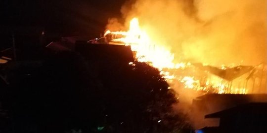 Si Jago Merah Mengamuk, 42 Rumah di Kukar Ludes Terbakar