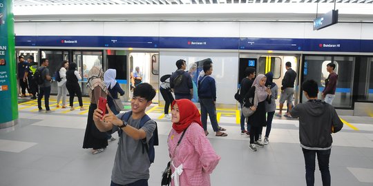 Intip Megahnya Stasiun MRT Jakarta