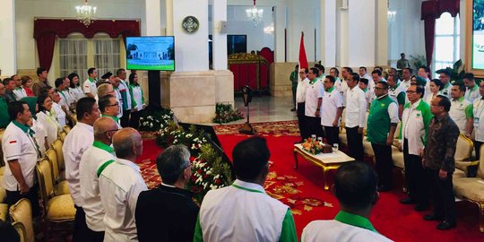 HKTI Nyatakan Dukungan Politik Untuk Jokowi di Istana Negara