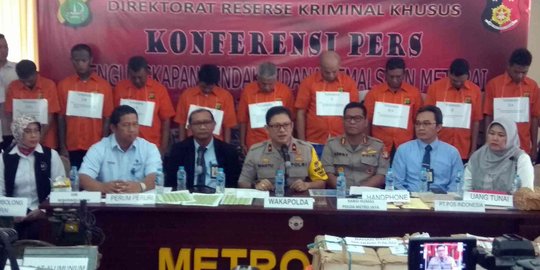 Polisi Tangkap 9 Pembuat Meterai Palsu Dijual Secara Online