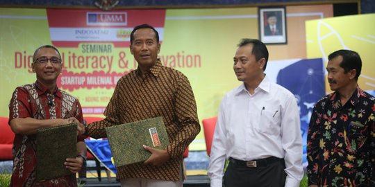 Genjot Literasi Digital, IndosatM2 Gandeng Universitas Muhammadiyah Malang