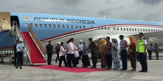 Kunjungan Kerja ke NTB, Jokowi Tinjau Pembangunan Rumah Tahan Gempa