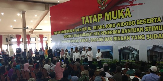 Jokowi Janji Datang Lagi ke NTB: Jangan Ragu Kalau Kita Ingin Selesaikan Ini