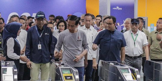 Jokowi Harap MRT di Indonesia Capai 231 Km Dalam 10 Tahun