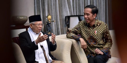 Ma'ruf Amin: Pak Jokowi Terlalu Tinggi Menyanjung Saya