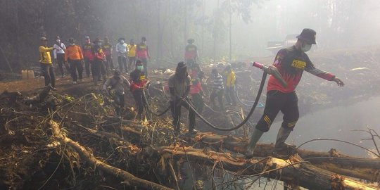 Polda Riau Tetapkan 12 Tersangka Kebakaran Hutan dan Lahan
