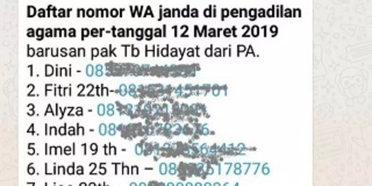 Pengadilan Agama Selidiki Penyebar Nomor Janda Muda di Garut