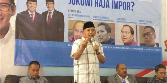 Amien Rais Usul Rekapitulasi Suara Pilpres Tak di Hotel Borobudur Karena Banyak 'Jin'