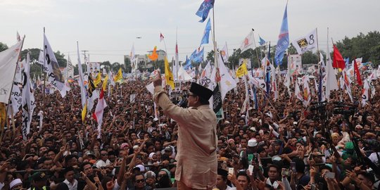 Pidato Prabowo di NTB: Saya Lihat Mata Saudara Ingin Perubahan & Tak Mau Dibohongi