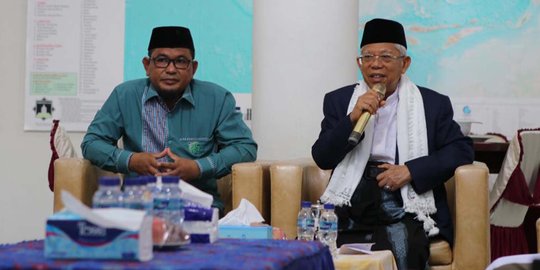 Di Purworejo, Ma'ruf Amin Kembali Bantah Kabar Hoaks akan Digantikan Ahok