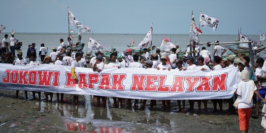 Relawan Juluki Jokowi Sebagai Bapak Nelayan