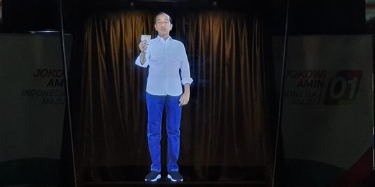 Jokowi-Ma'ruf Kampanye via Hologram, TKN Sindir Kubu Prabowo Masih Pakai Gaya Lawas