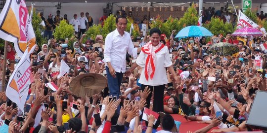 Kampanye di Pontianak, Jokowi Banggakan Program Membangun dari Pinggir