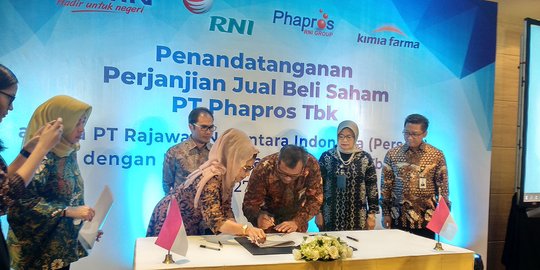 Resmi Akuisisi Phapros, Kimia Farma Rogoh Rp 1,36 Triliun