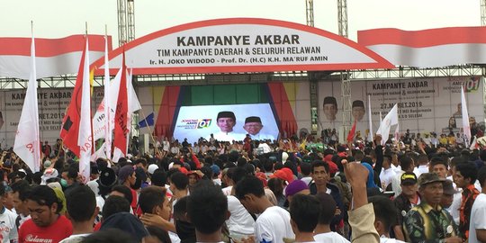 Kampanye di Banjarmasin, Jokowi Janji Hadirkan Kereta Trans Kalimantan