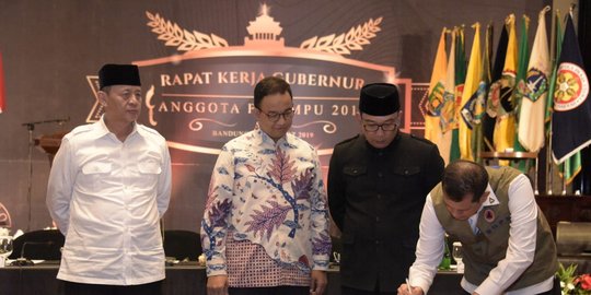 10 Gubernur Sepakati Jabar Jadi Proyek Percontohan Kurikulum Kebencanaan Nasional