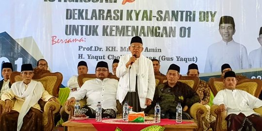 Ma'ruf Amin Mengaku Didesak Ulama Untuk Dampingi Jokowi di Pilpres
