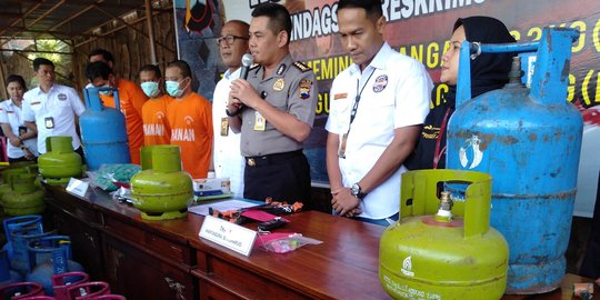 Polisi Bongkar Praktik Gas Oplosan Beromzet Ratusan Juta di Jateng