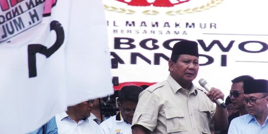 Tak Bisa Kampanye di Dalam Stadion Pakansari, Prabowo Tegur Juru Kampanye