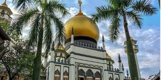 Bukan Hanya di Indonesia, Masjid Kubah Emas Juga Ada di Singapura