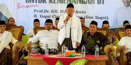 Ma'ruf: Ajak Saudara, Kenalan, Mantu Coblos 01