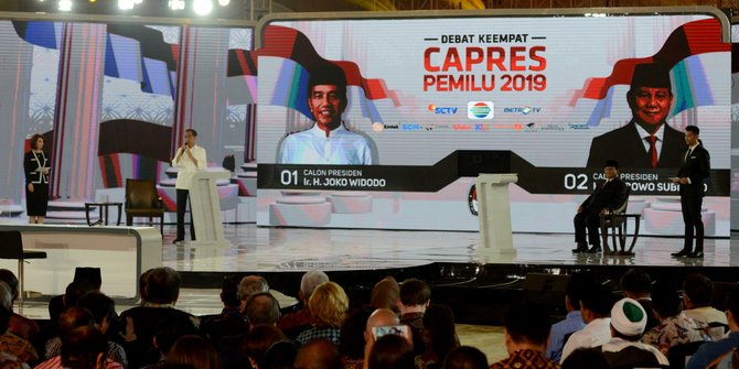 Poin-Poin Penting Debat Keempat Capres Jokowi vs Prabowo