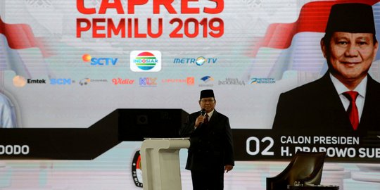 Kata Penutup Debat, Prabowo Kembali Ingatkan Jokowi soal 'Asal Bapak Senang'