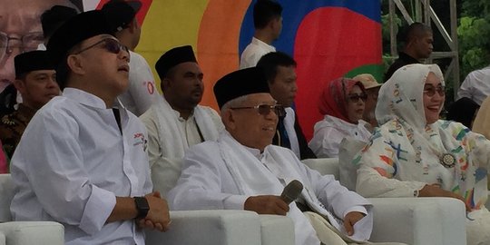 Ma'ruf Amin Sebut Kemenangan di Jakarta Merupakan Awal Kemenangan Indonesia