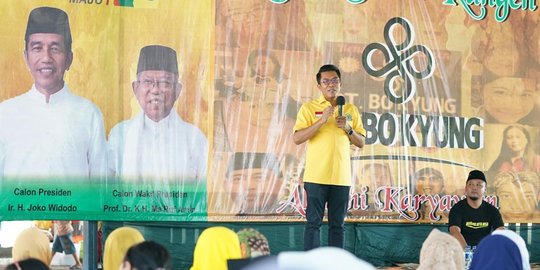 Kampanye di Pasuruan, Politikus Golkar Ajak Warga Tapal Kuda Pilih Jokowi Lagi