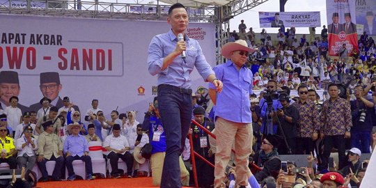 Kampanye Pertama AHY Buat Prabowo