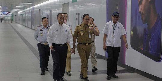 Koridor 13 Transjakarta Tak Terhubung MRT, Anies Kritik Pembangunan Tak Terintegrasi