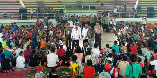 Jokowi Akan Relokasi Rumah Korban Banjir Bandang Sentani