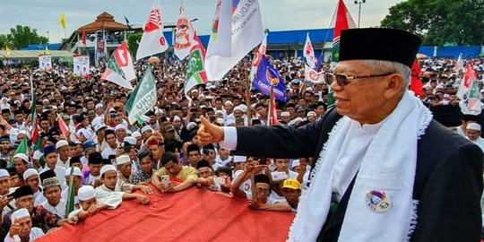 Usai Madura, Ma'ruf Amin Datangi Lombok dan Jabar