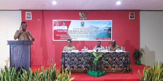 Kesbangpol Pemprov Papua Barat Gelar Rakor untuk Selaraskan Tupoksi