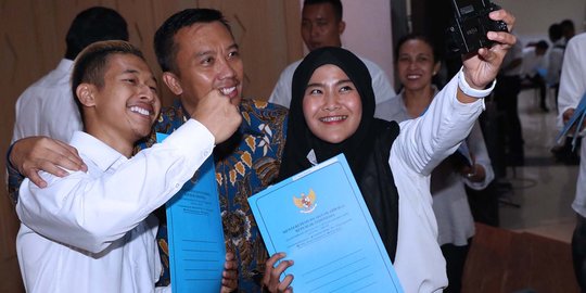 Jadi CPNS Kemenpora, Bangga Buter dan Eko Yuli Merasa Haru Sekaligus Bangga