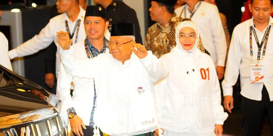 Ma'ruf Amin Minta Relawan Tak Pakai Kekerasan di Pilpres 2019