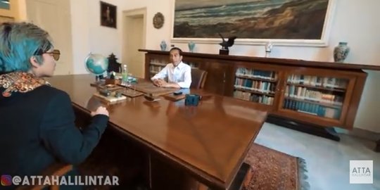 Atta Halilintar Sampai Merinding Saat Kunjungi Ruang Kerja Presiden Jokowi, Kenapa?