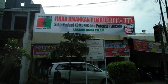 Spanduk Ajakan Jihad Amankan Pemilu Bertebaran di Solo